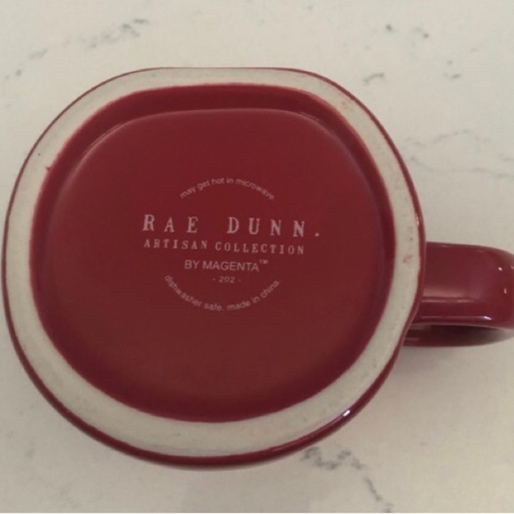 Rae Dunn Artesian collection~ Red Santa mug 16 oz - Picture 4 of 6